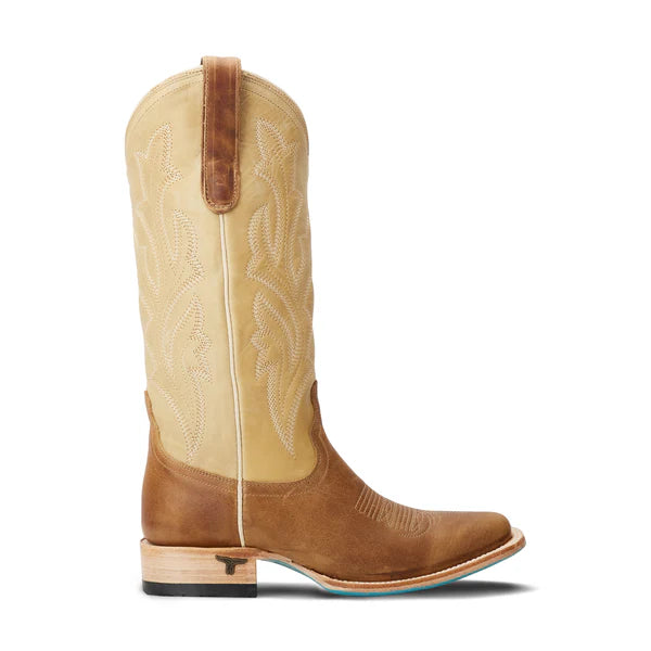 Lane Boots Women's Classic Square Boots- Desert Clay & Buttermilk