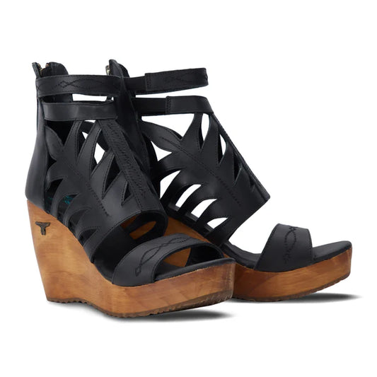 Lane Boots Becca Wedge-Black