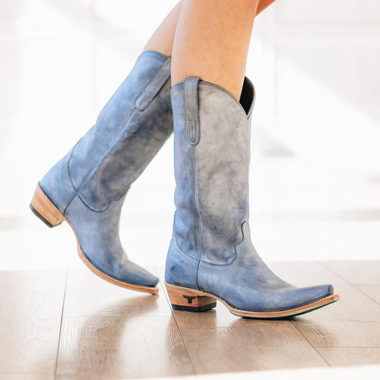 Lane Boots Women's Emma Jane Boot-Washed Denim