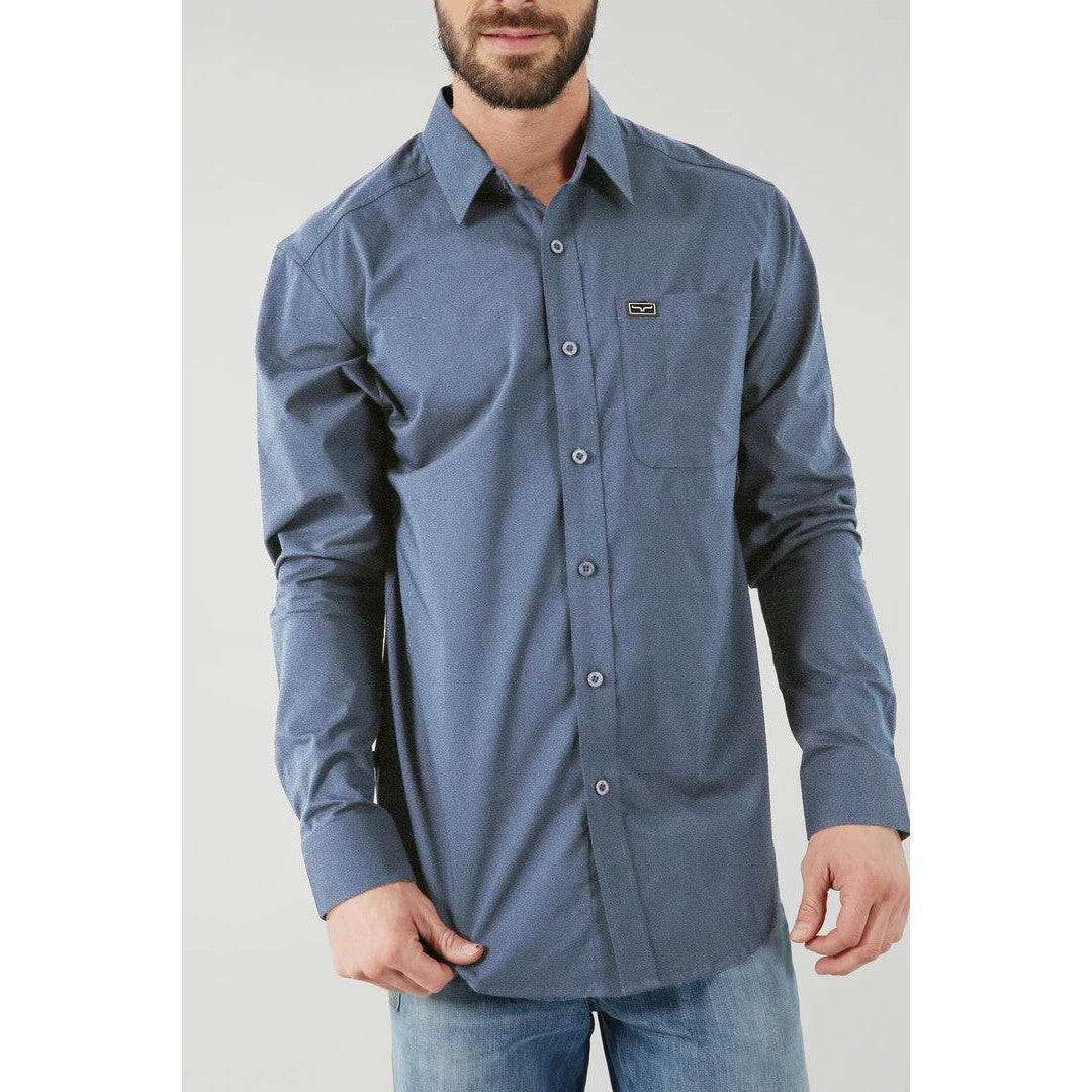 Kimes Men's Linville Long Sleeve Dress Shirt - Multiple Colours