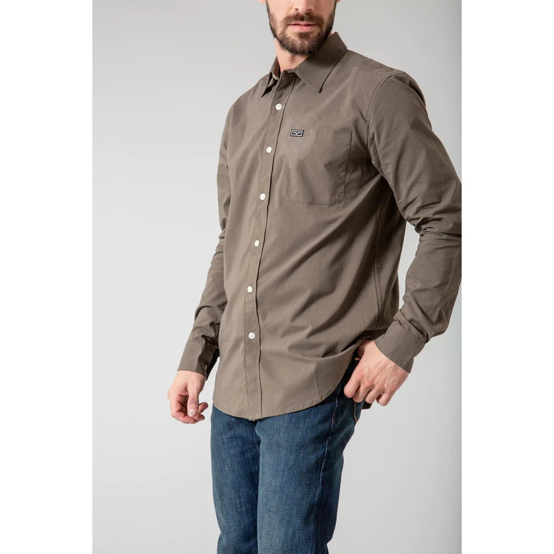 Kimes Men's Linville Long Sleeve Dress Shirt - Multiple Colours