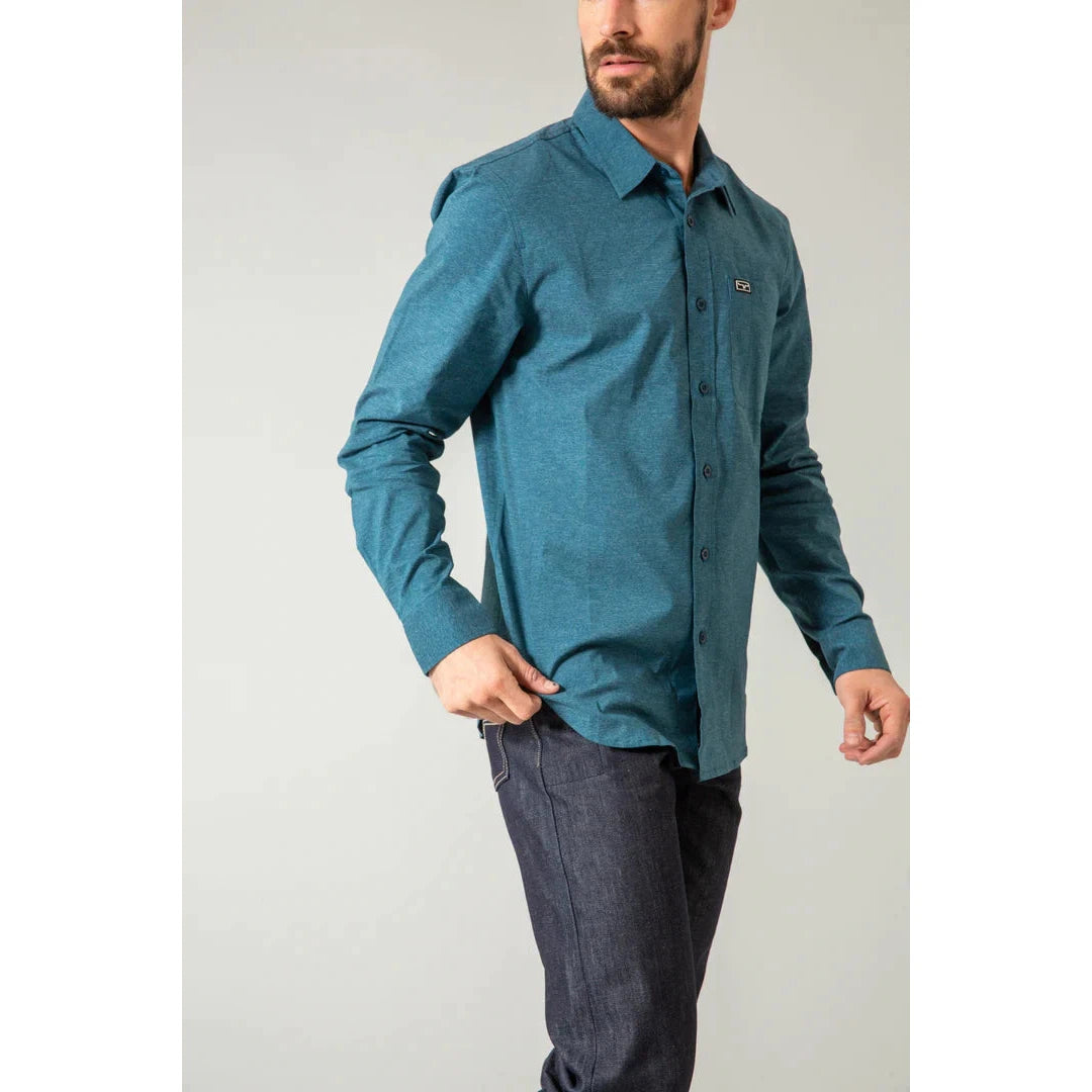 Kimes Men's Linville Long Sleeve Dress Shirt - Multiple Colours