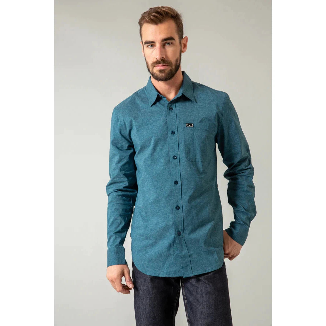 Kimes Men's Linville Long Sleeve Dress Shirt - Multiple Colours