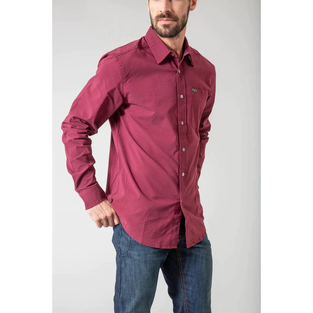 Kimes Men's Linville Long Sleeve Dress Shirt - Multiple Colours