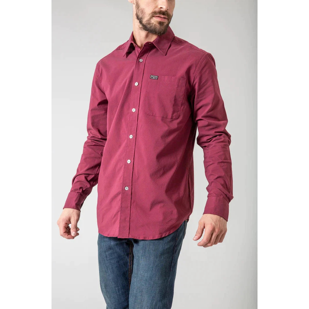 Kimes Men's Linville Long Sleeve Dress Shirt - Multiple Colours