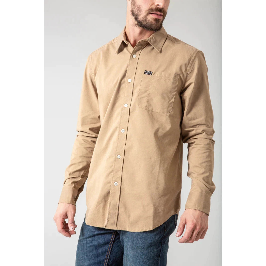 Kimes Men's Linville Long Sleeve Dress Shirt - Multiple Colours