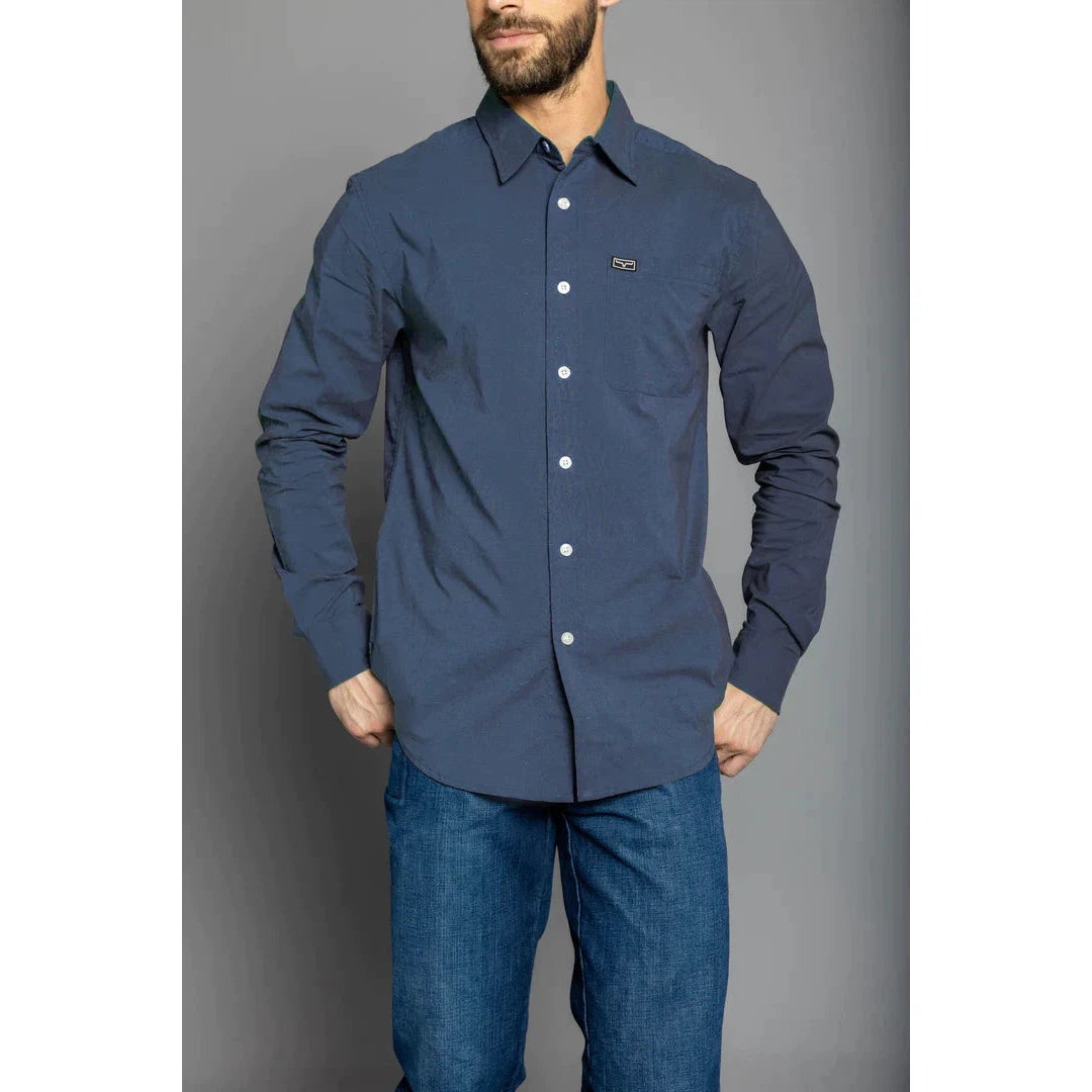 Kimes Men's Linville Long Sleeve Dress Shirt - Multiple Colours