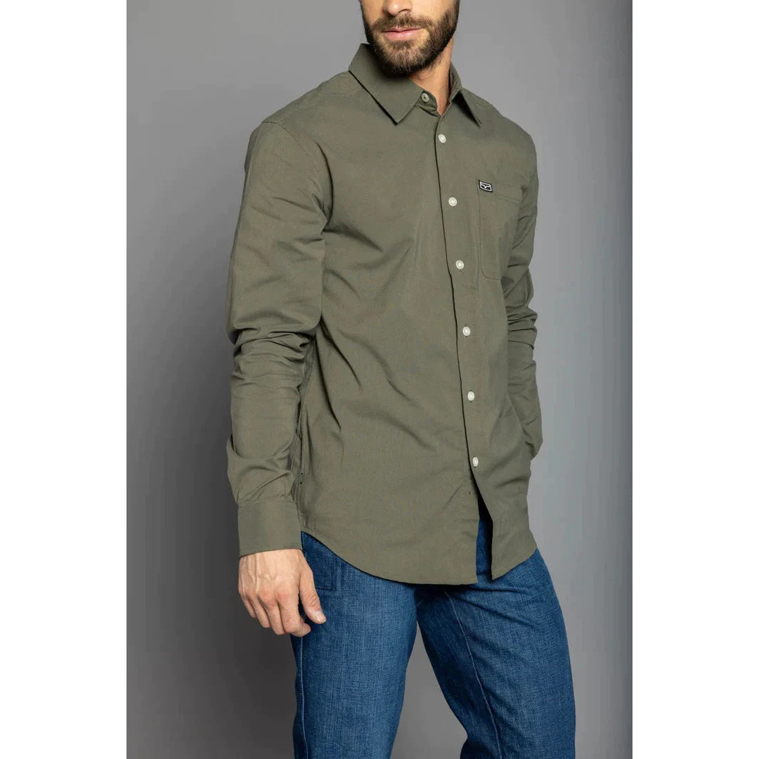 Kimes Men's Linville Long Sleeve Dress Shirt - Multiple Colours