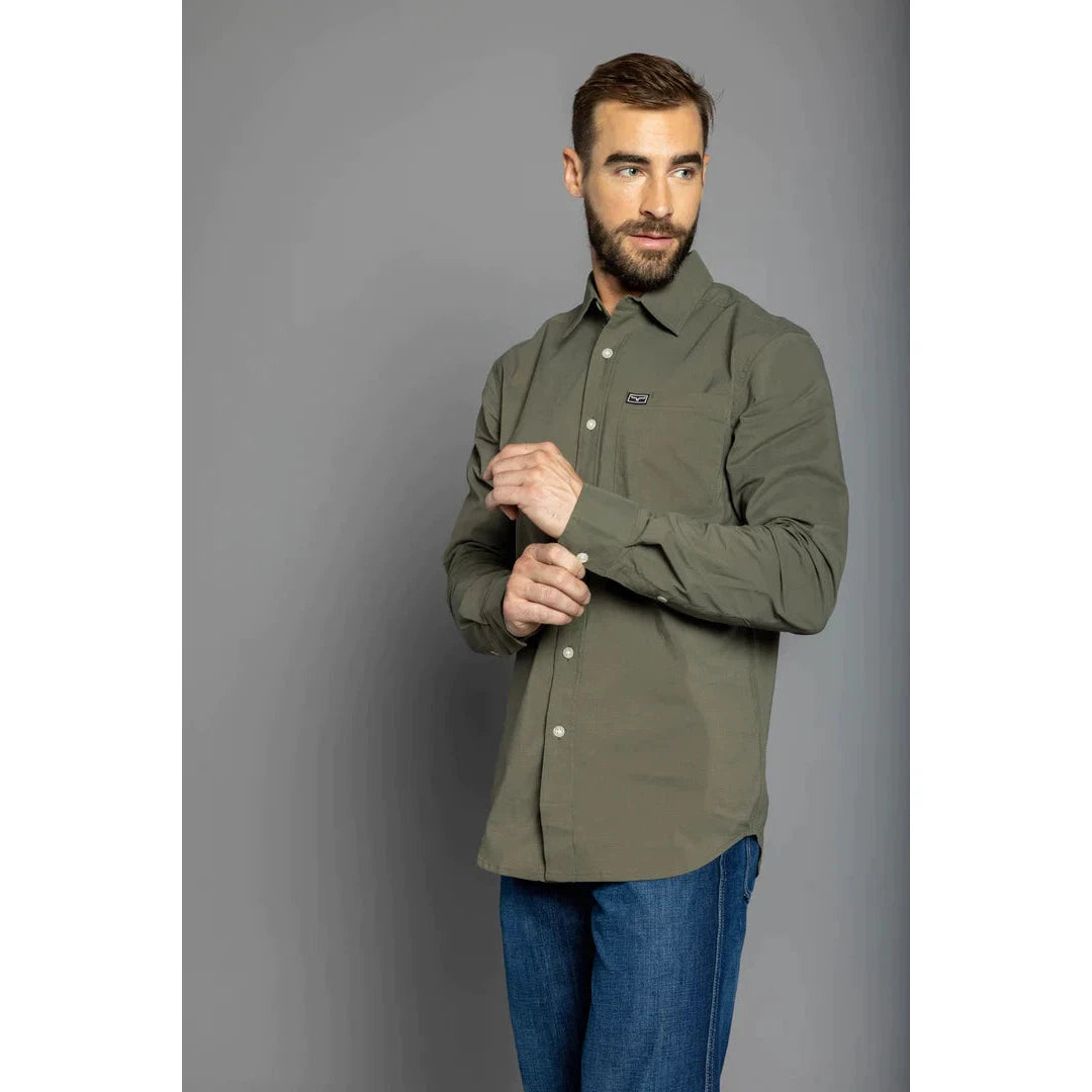 Kimes Men's Linville Long Sleeve Dress Shirt - Multiple Colours