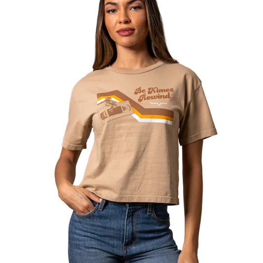 Kimes Women's Rewind Short Sleeve Tee Shirt - Multiple Colours