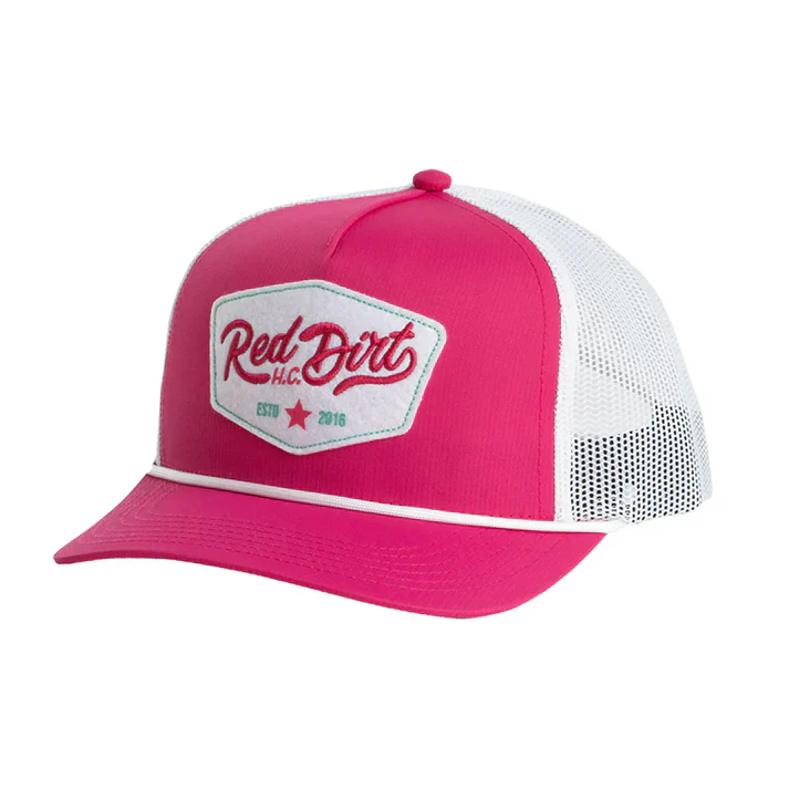 Red Dirt Hat Co. Good Times - Pink/White