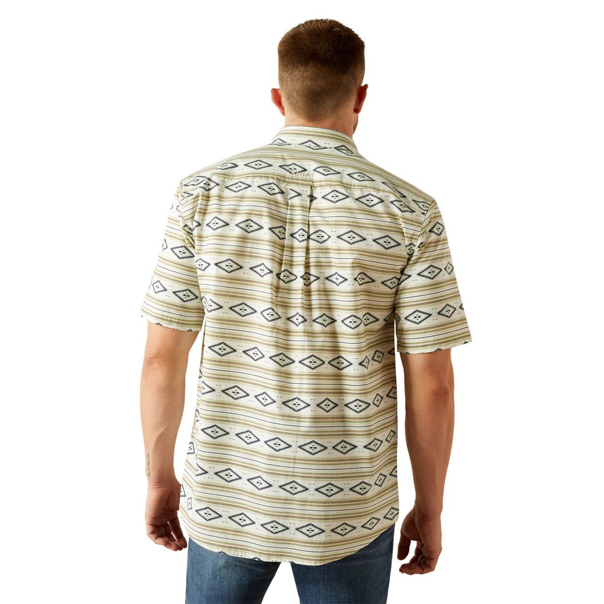 Ariat Men's Christopher Classic Short Sleeve Shirt - Mint - Irvine Tack & Western Wear