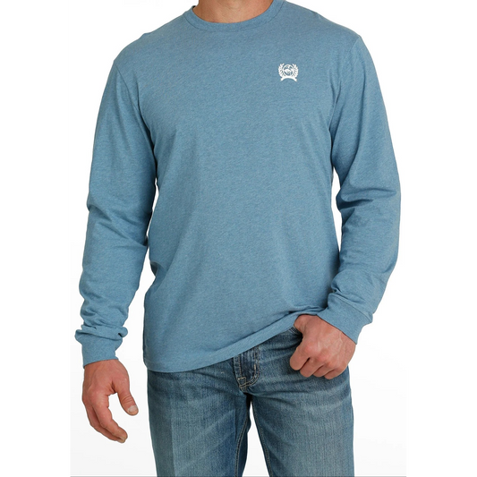 Cinch Men's Long Sleeve Gun Club Tee - Blue