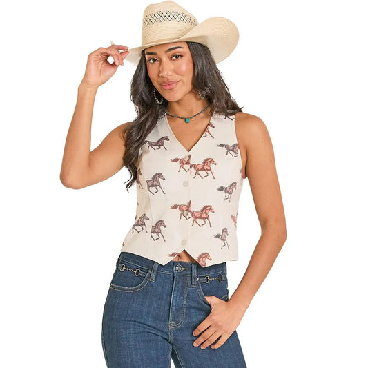 Rock & Roll Women's Vest - White