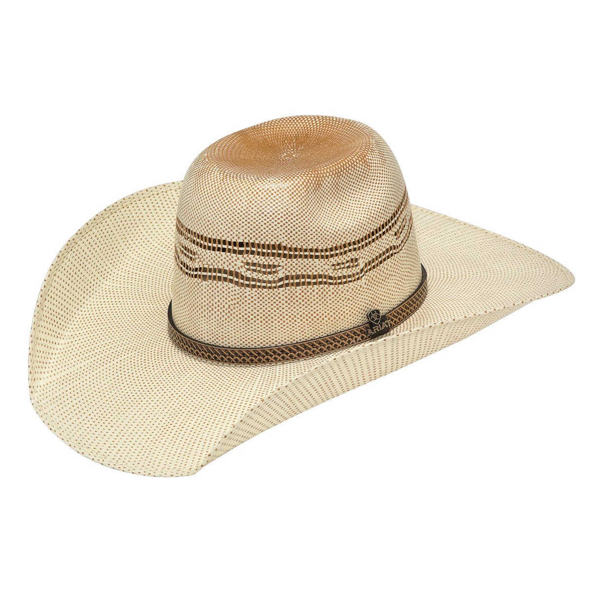 Twister Jute with Brown Leather Band Western Hat