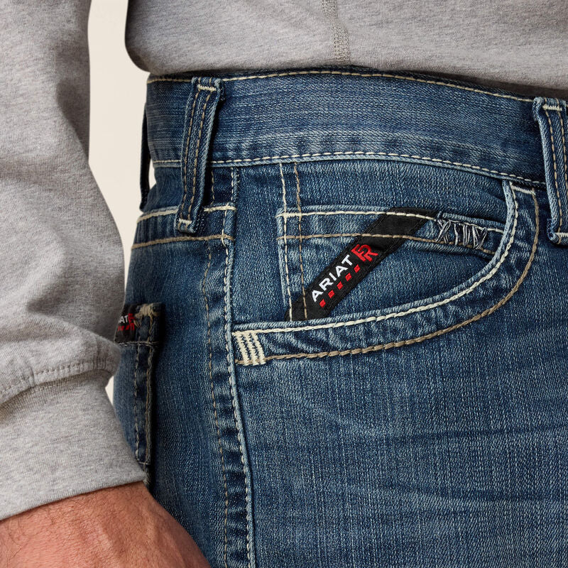 Ariat Men's FR M7 DuraStretch Adkins Straight Leg Jeans - Slate Wash