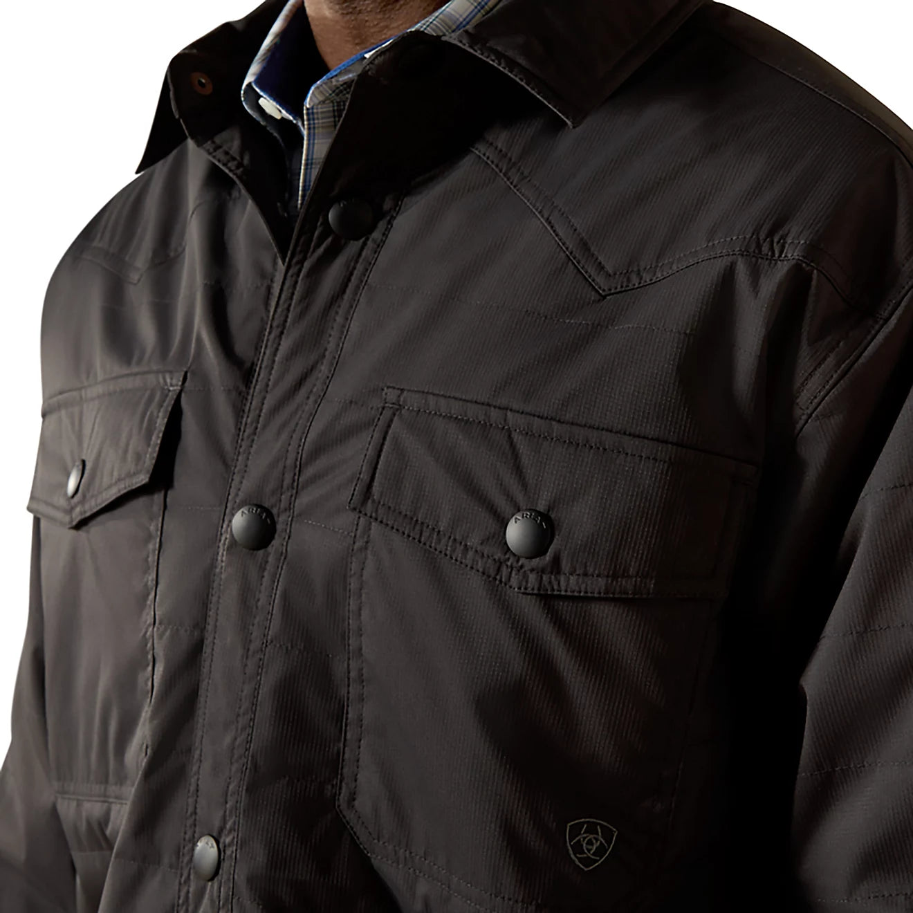 Ariat Men's Quilted Shirt Jacket - Phantom