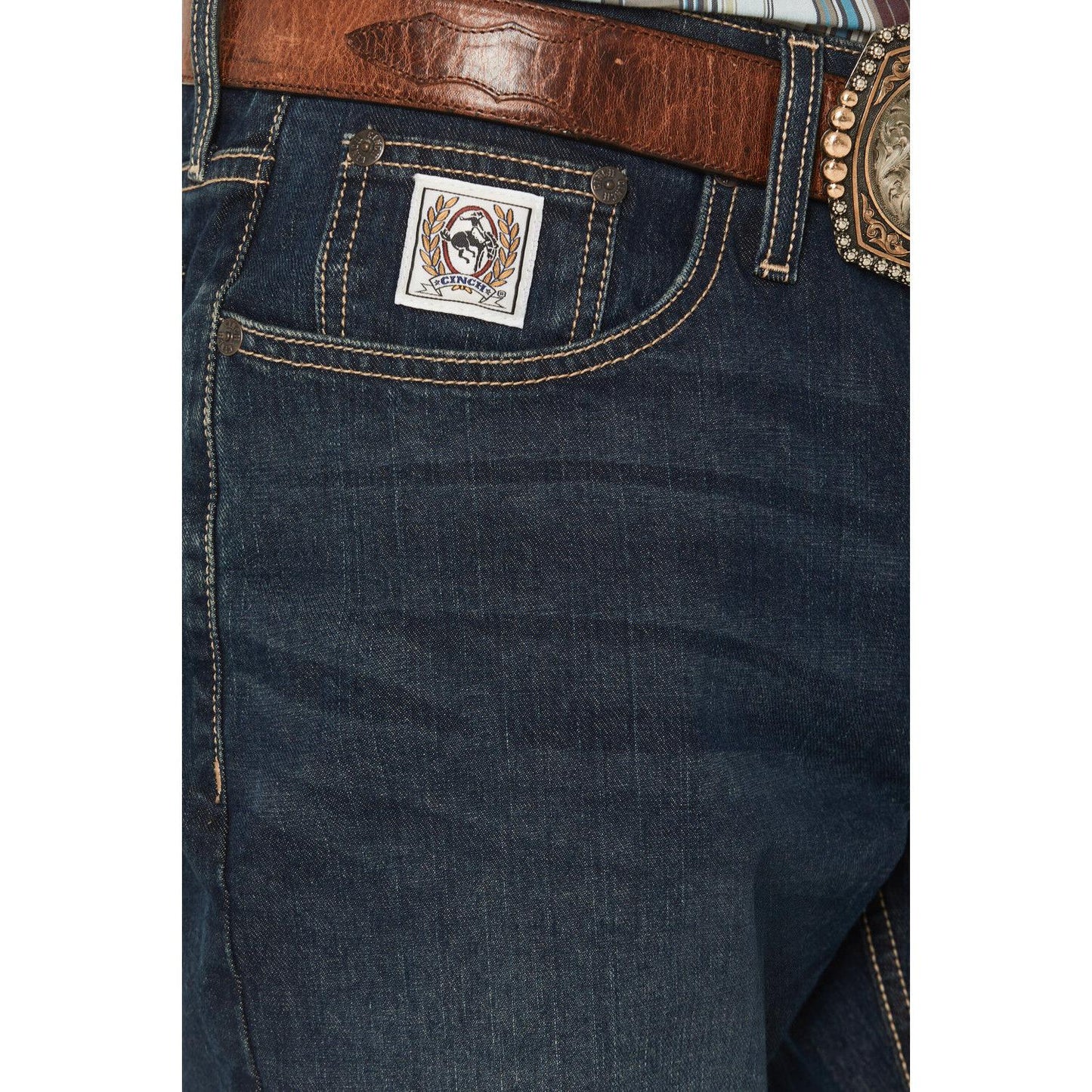 Cinch Men's White Label Dark Wash Jeans - Indigo