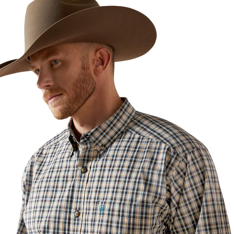 Ariat Men's Pro Series Tex Classic Fit Long Sleeve Shirt - Black