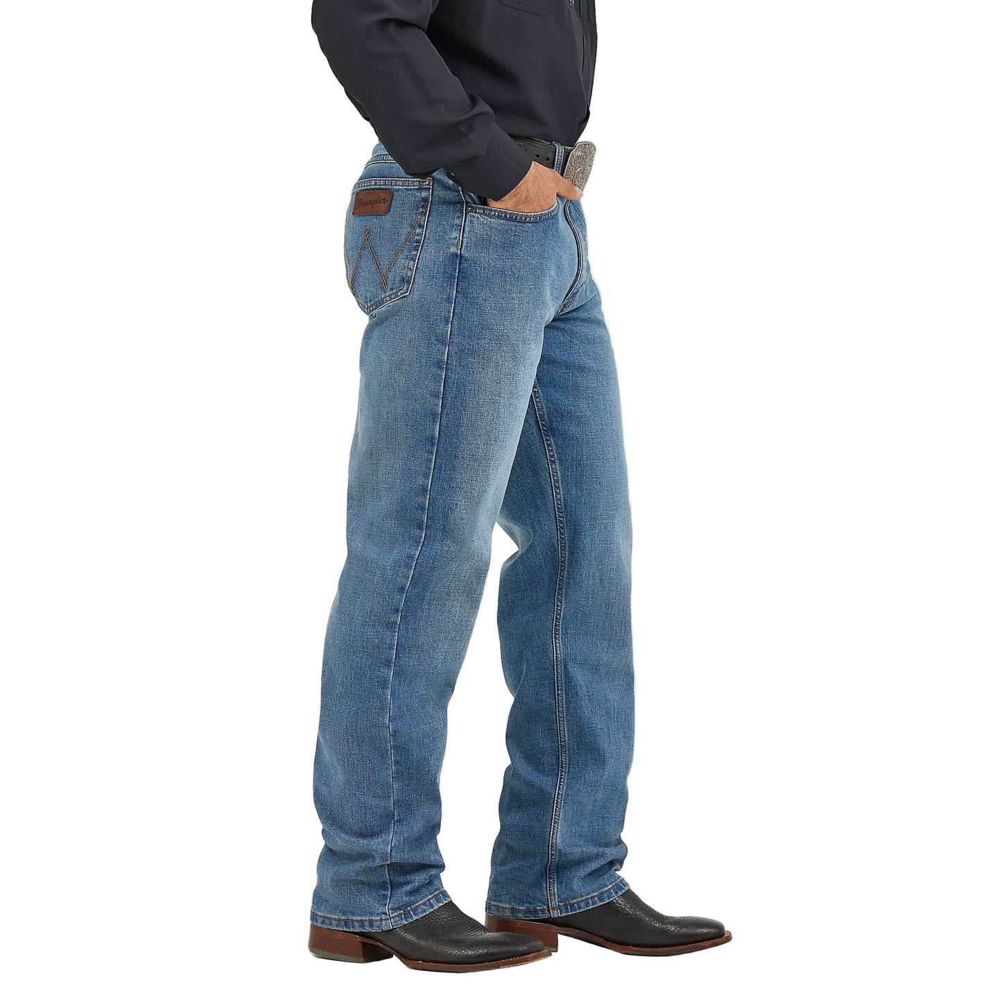 Wrangler 20X Active Flex Relaxed Fit Jean - Admiral Blue