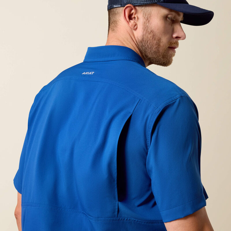 Ariat Men's Venttek Classic Fit Short Sleeve Shirt - Blue Quartz