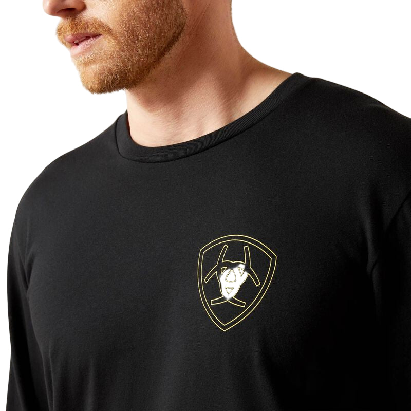 Ariat Men's Long Sleeve Easy Rider Tee Shirt - Black
