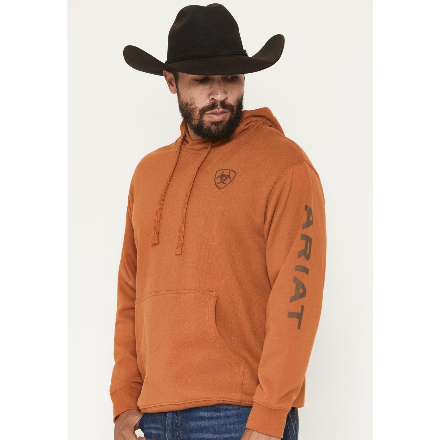 Ariat Men's Ariat Logo Hoodie - Glazed Ginger