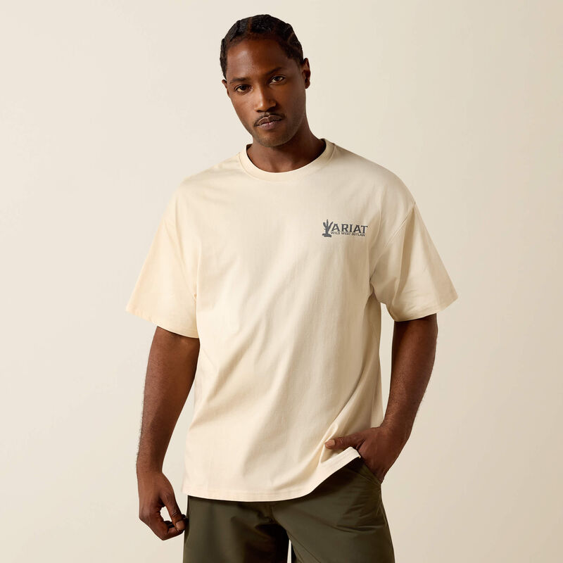 Ariat Men's The Wicked Boxy Tee Shirt - Sandshell - Irvine Tack & Western Wear