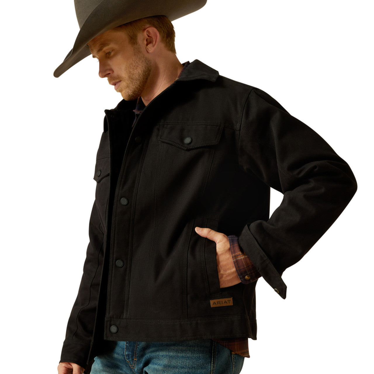 Ariat Men's Canvas Rancher Jacket - Black