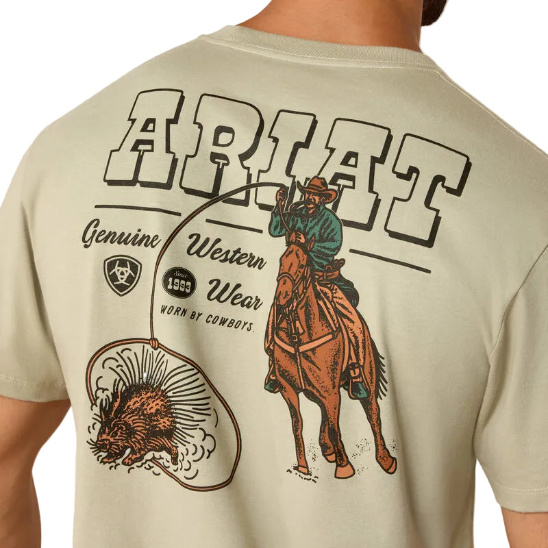 Ariat Men's Porcupine Posse Short Sleeve Tee Shirt - Elm