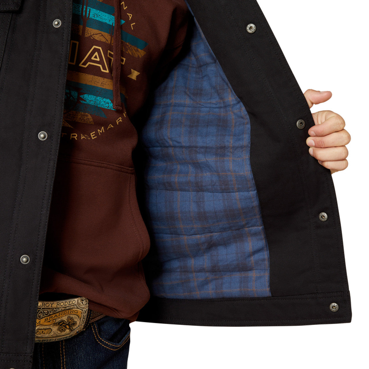 Ariat Men's Canvas Rancher Vest - Black