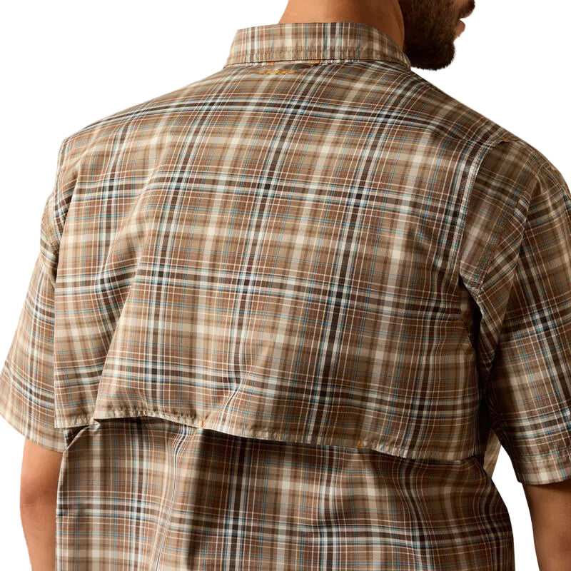 Ariat Men's Rebar Made Tough VentTEK DuraStretch Short Sleeve Work Shirt - Pinecone