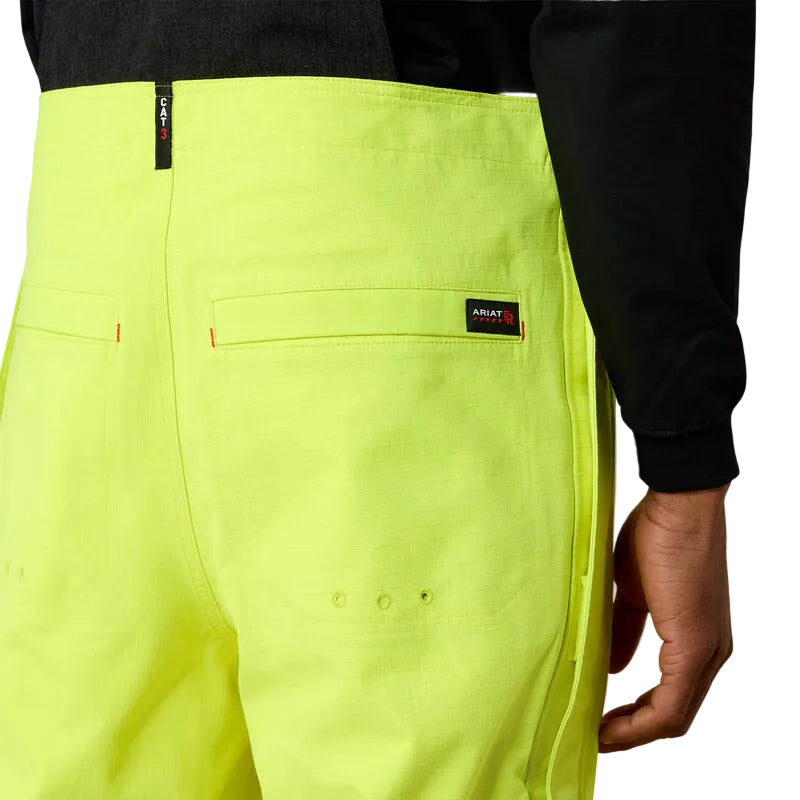Ariat Men's FR Hi Vis Waterproof Bib - Hi Vis Yellow