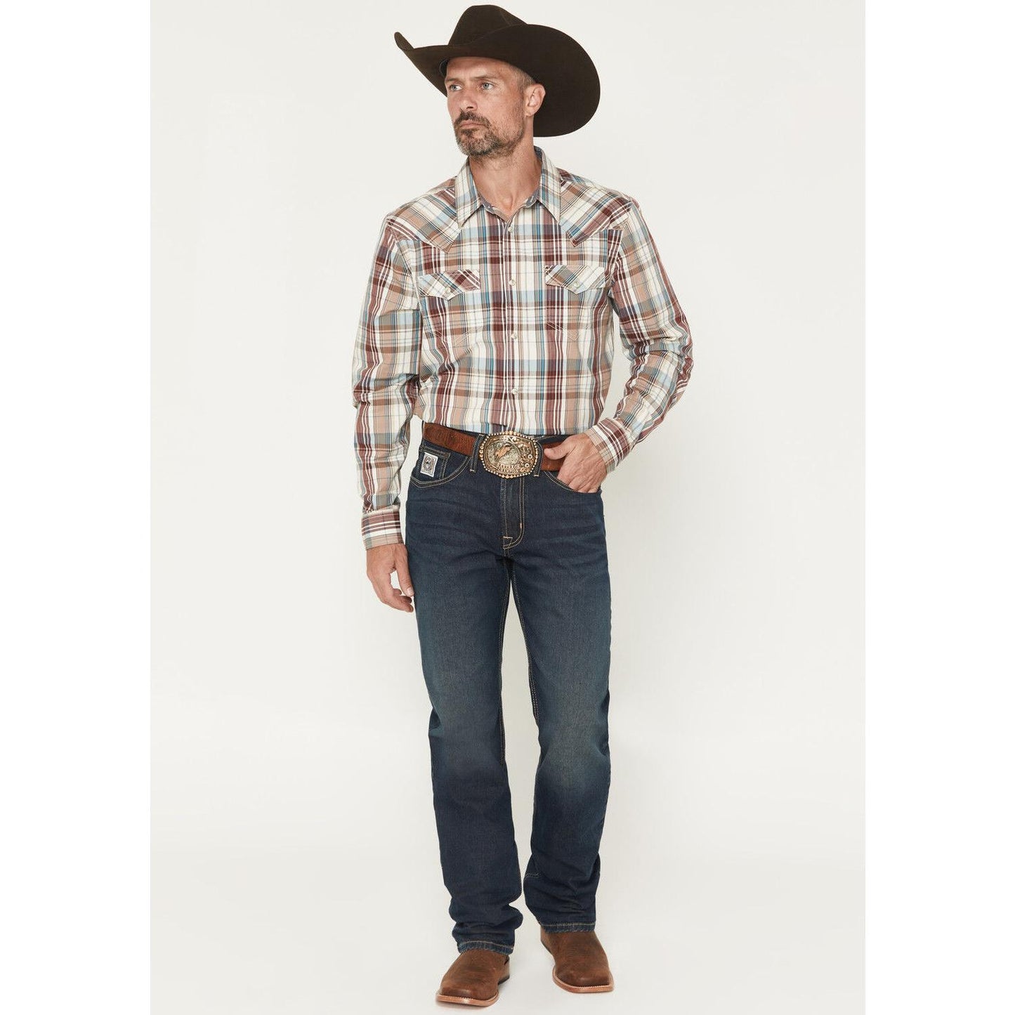 Cinch Men's White Label Dark Wash Jeans - Indigo