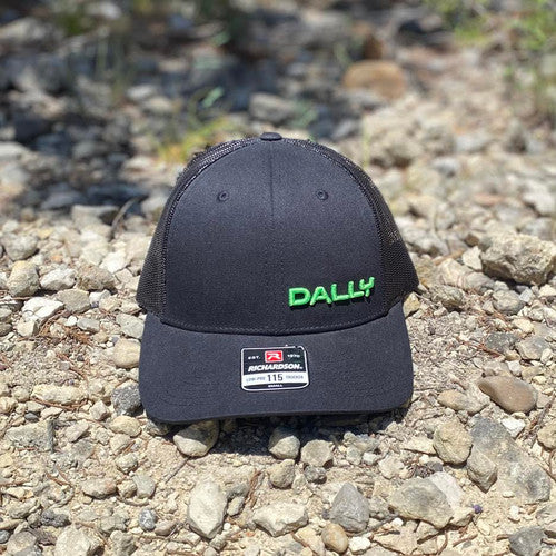 Dally Up Caps Youth Embroidered Text Dally Left Corner