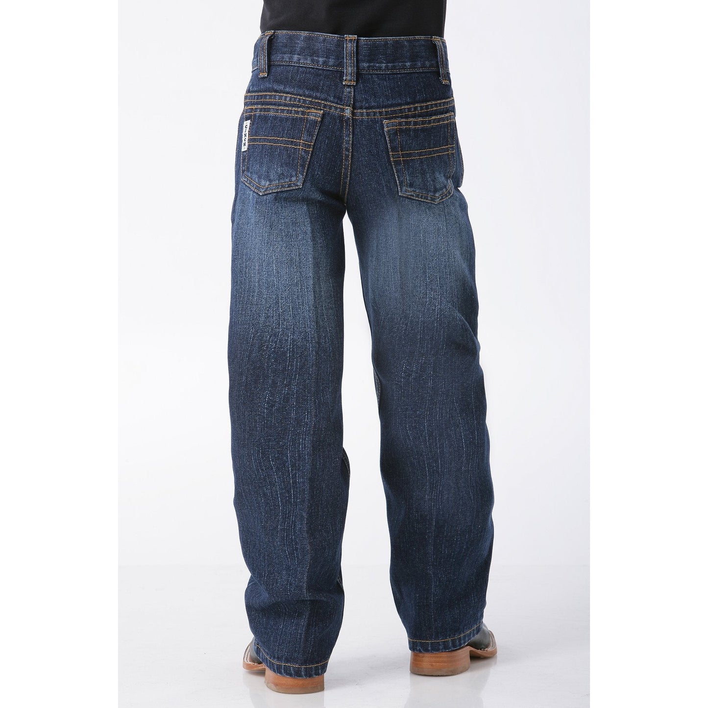 Cinch Boy's White Label Relaxed Straight Jeans - Dark Stonewash