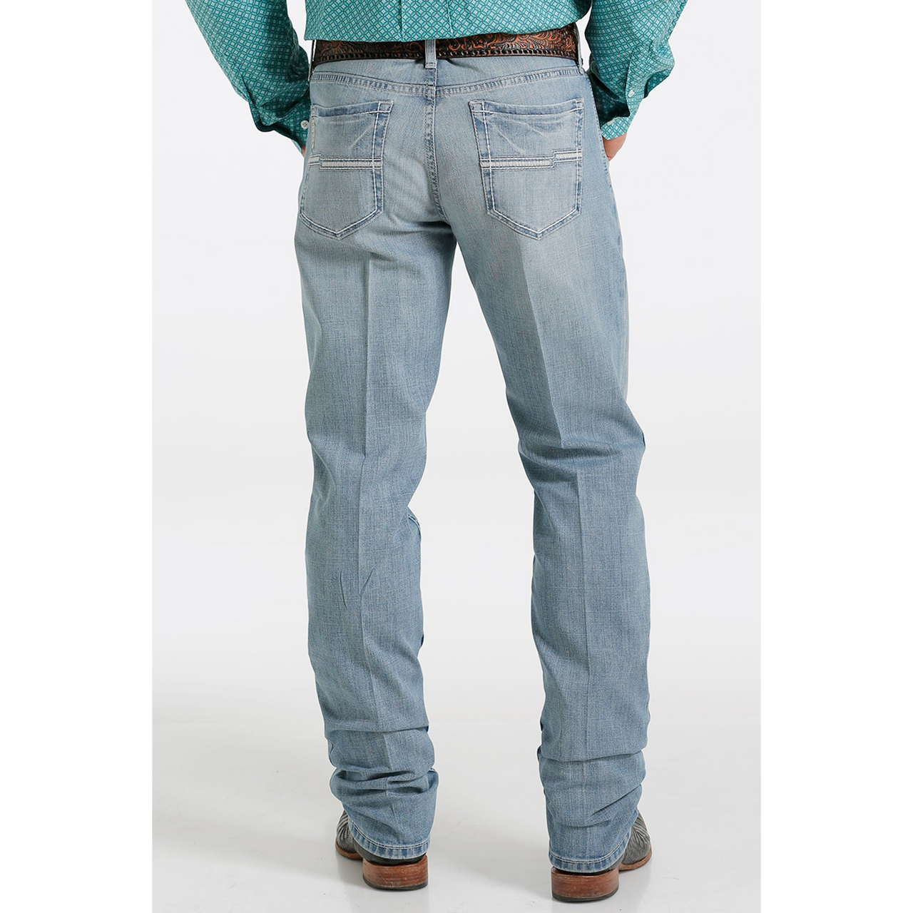 Cinch Men's Slim Fit Jesse Jeans - Light Stonewash
