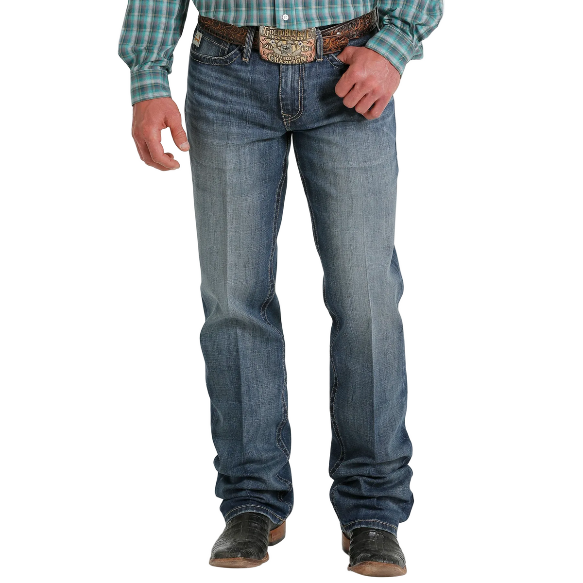 Cinch Men's Relaxed Fit Grant Jeans - Dark Stonewash - Irvine Tack & Western Wear