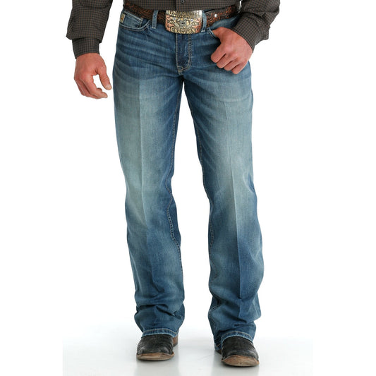 Cinch Men's Grant Relaxed Straight Jeans - Medium Stonewash