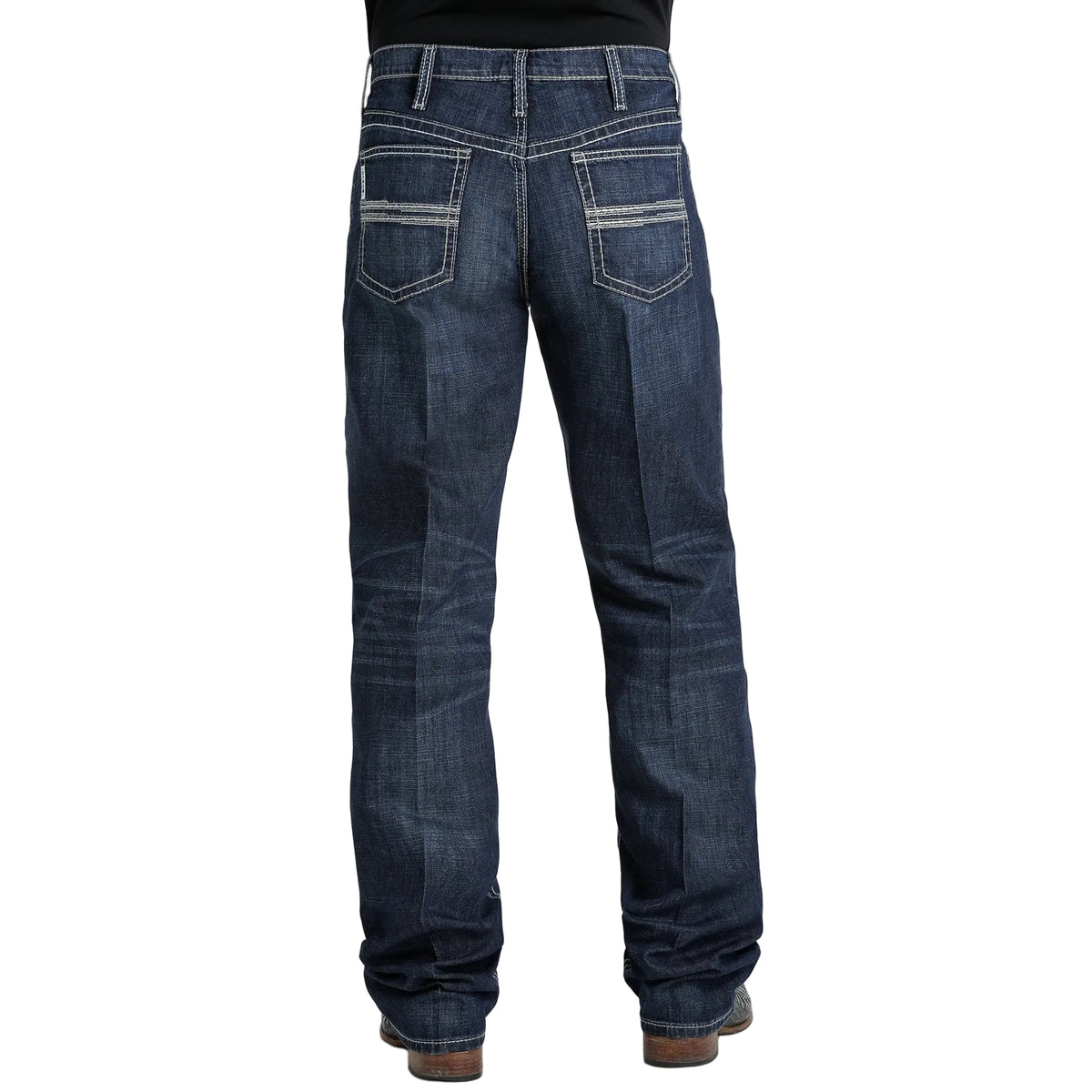 Cinch Men's White Label Performance Relaxed Straight Jeans - Dark Stonewash - Irvine Tack & Western Wear