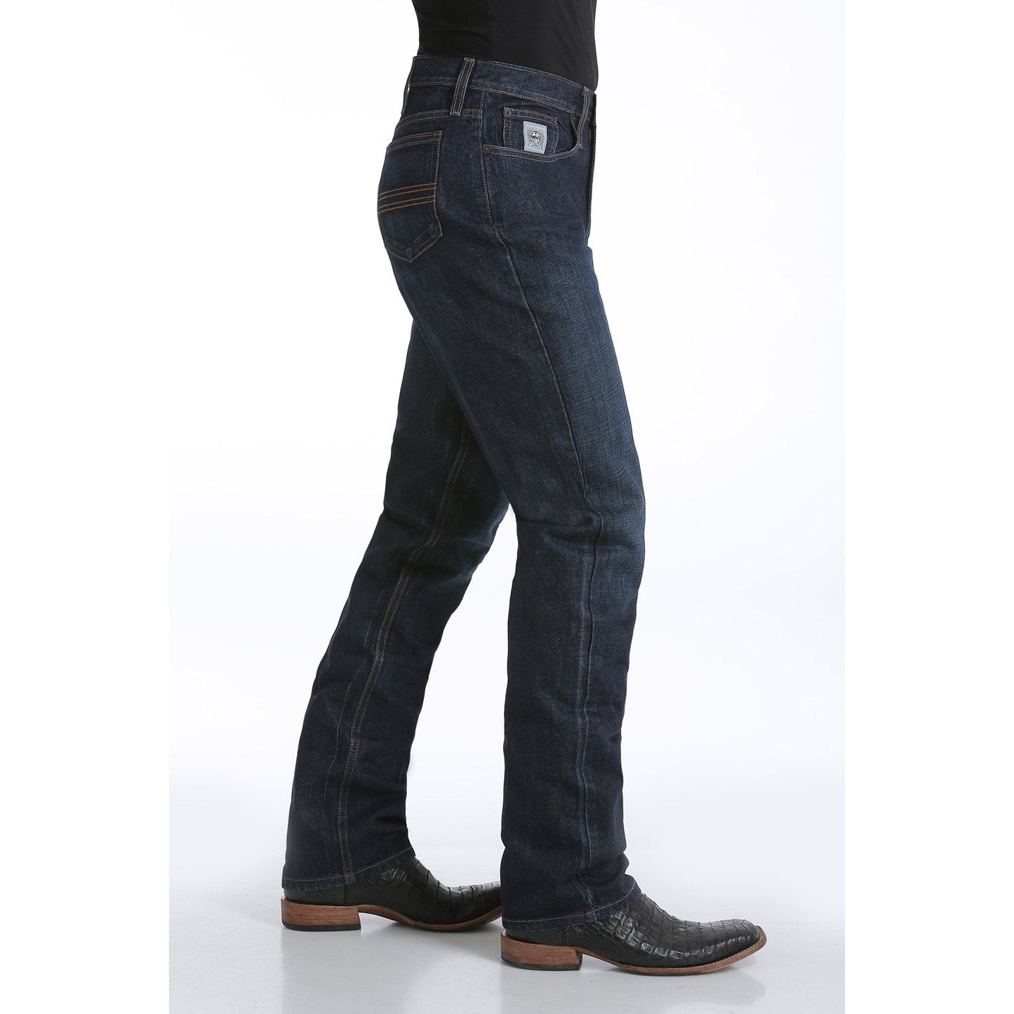 Cinch Men's Slim Fit Silver Label Jean - Dark Stonewash