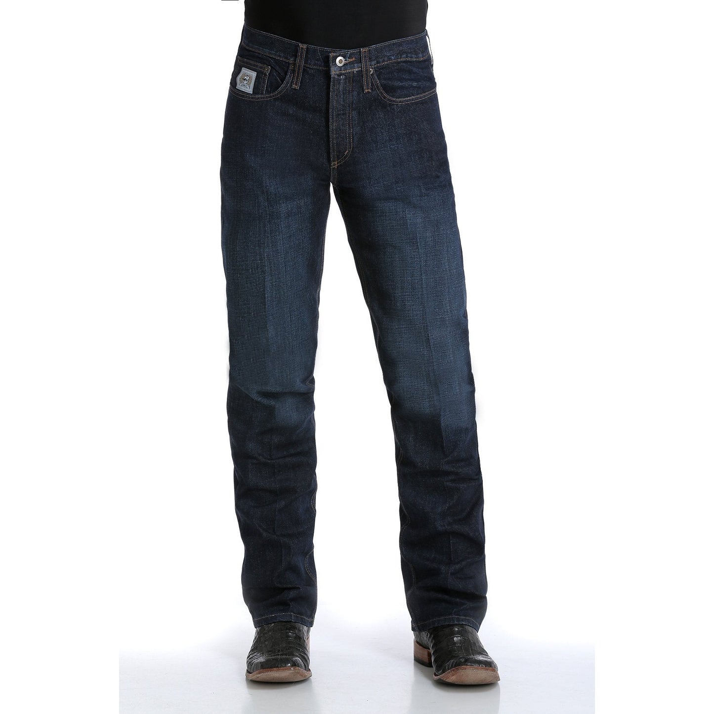 Cinch Men's Slim Fit Silver Label Jean - Dark Stonewash