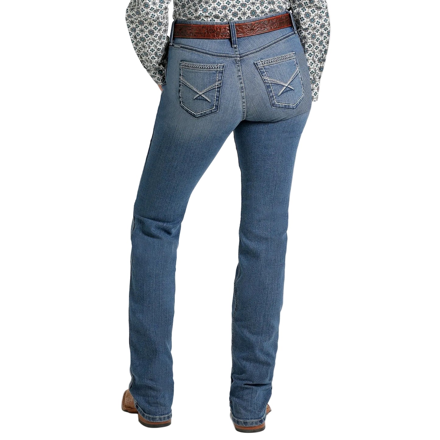 Cinch Women's Shannon Slim Fit Jeans - Medium Stonewash