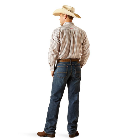 Ariat Men's Relaxed Porter Boot Cut Jean- Colman