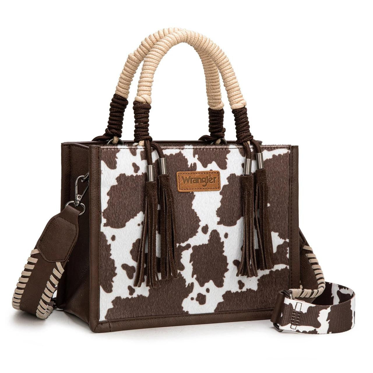 Wrangler Cow Print Tote/ Crossbody- Multiple Colours