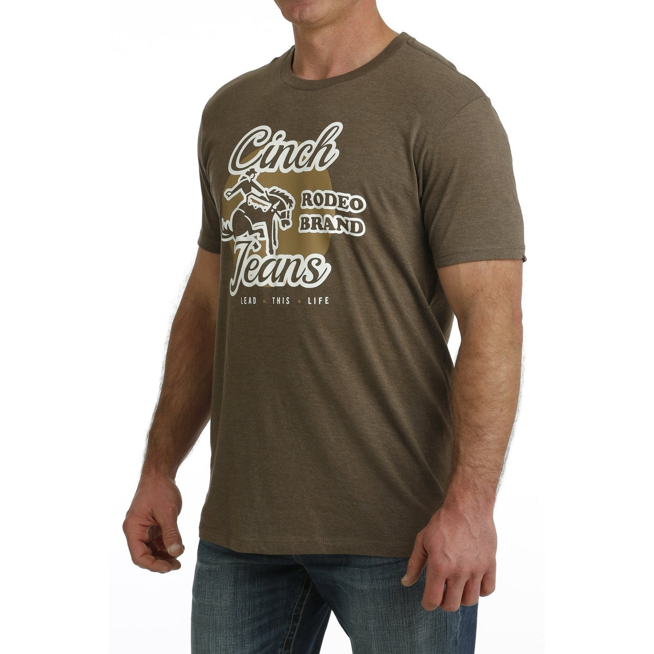 Cinch Men's Graphic T-Shirt - Brown