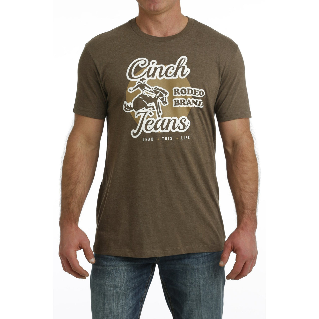 Cinch Men's Graphic T-Shirt - Brown