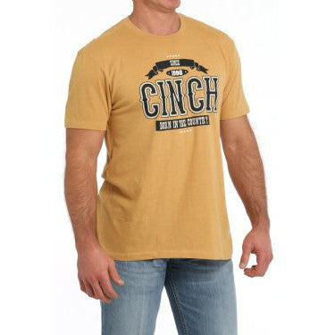 Cinch Men's Graphic T-Shirt - Gold