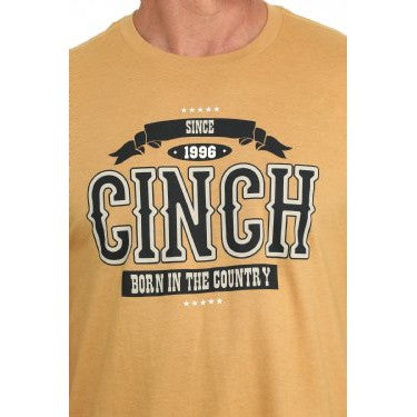 Cinch Men's Graphic T-Shirt - Gold