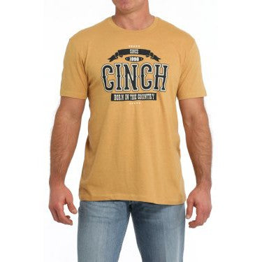 Cinch Men's Graphic T-Shirt - Gold